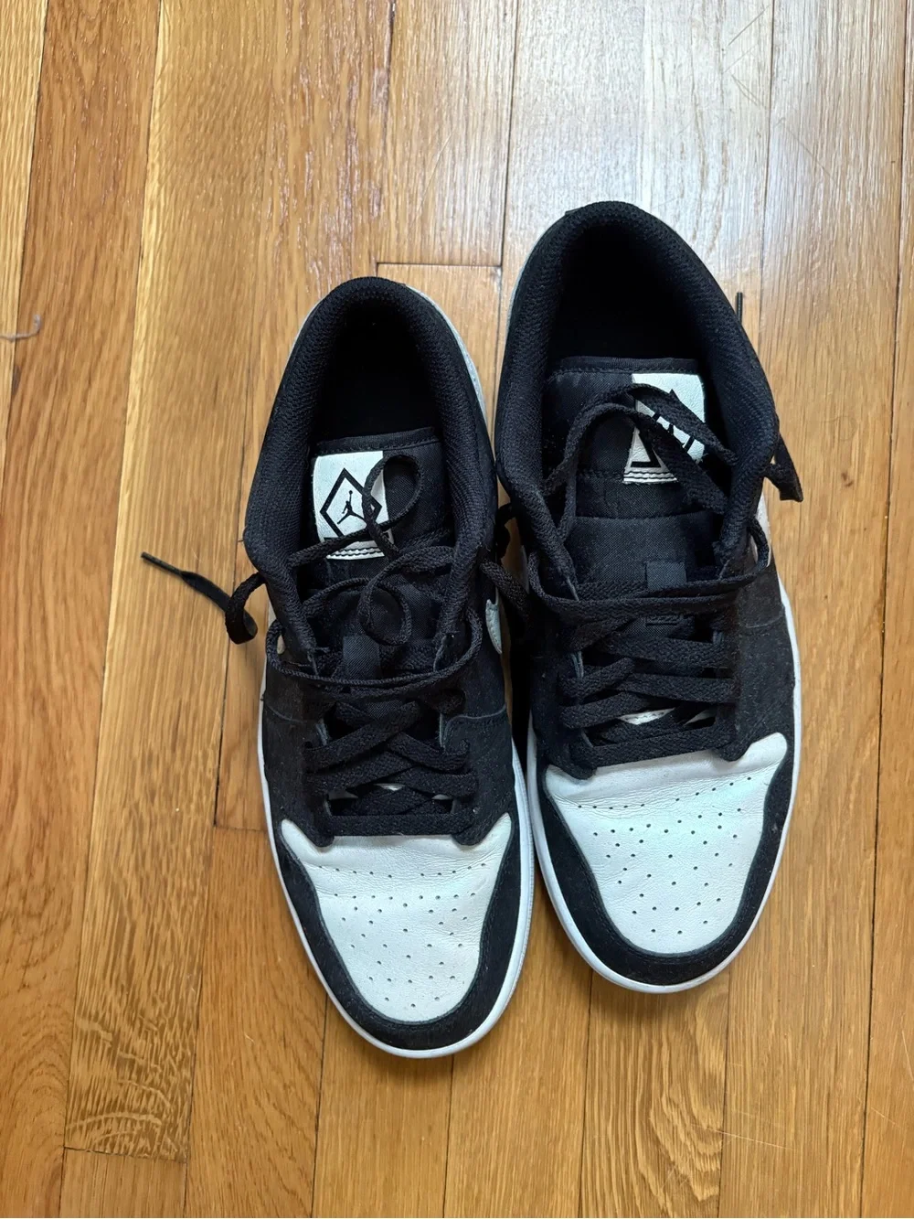 Nike Black and White Low-Top Sneakers